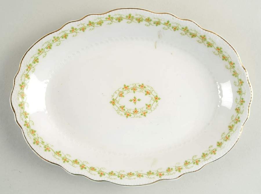 Ivy 10" Oval Serving Platter by Grindley-1
