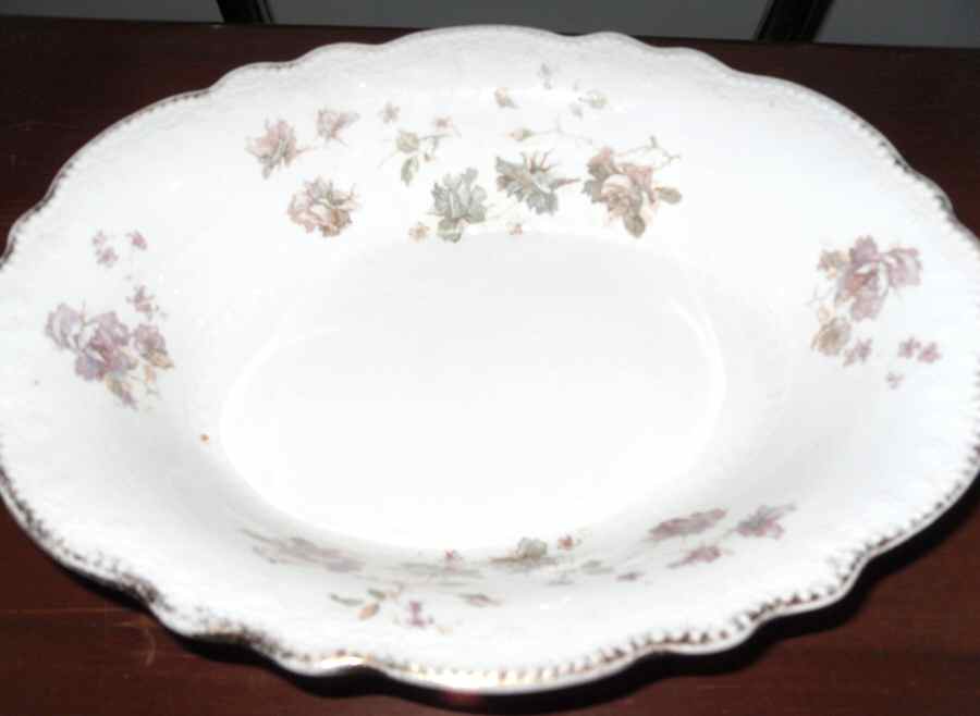 GRI408 10" Oval Vegetable Bowl by Grindley-1