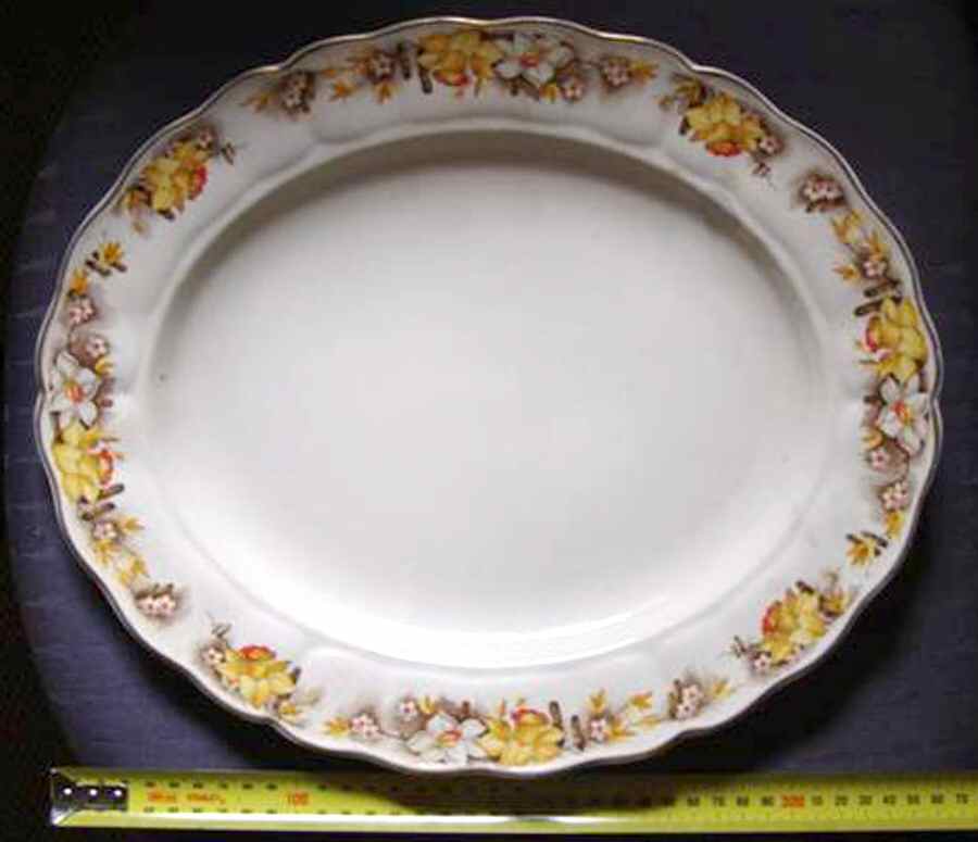 Sylvan 12" Oval Serving Platter by Grindley-1