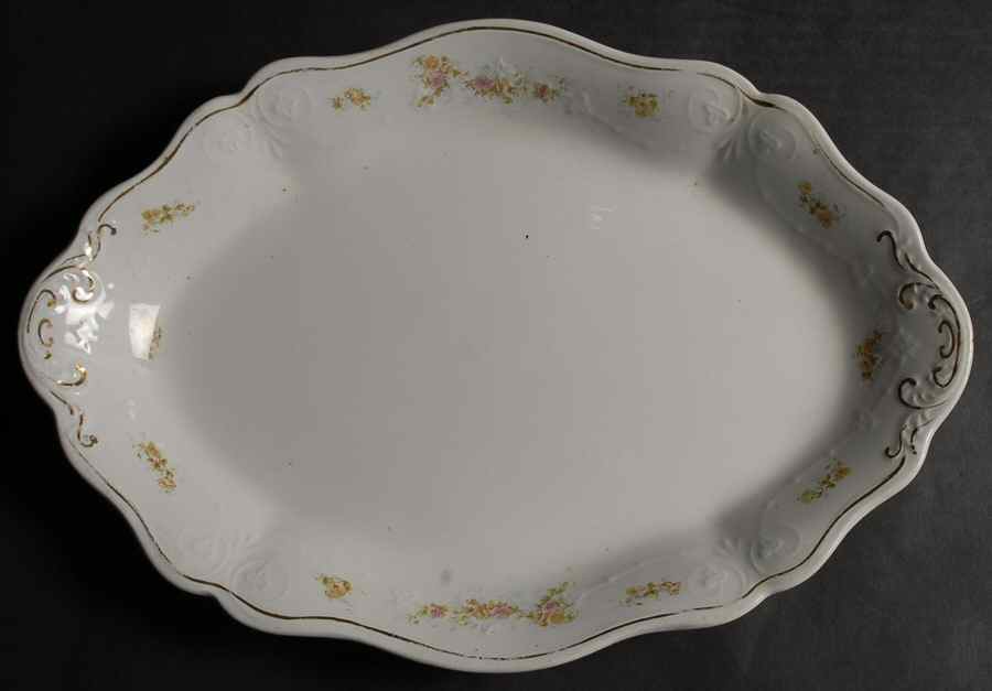 GRI417 14" Oval Serving Platter by Grindley-1