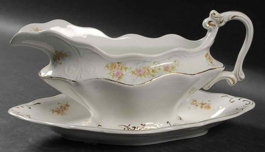 GRI417 Gravy Boat & Underplate/Relish by Grindley-1