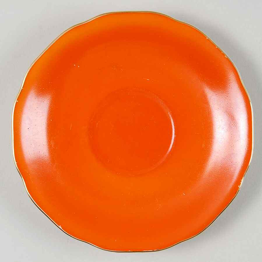 GCA26 Red Saucer for Demitasse Cup by Gold Castle-1