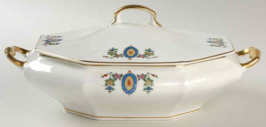 GLC8 Oval Covered Vegetable by Globe China (USA)-1
