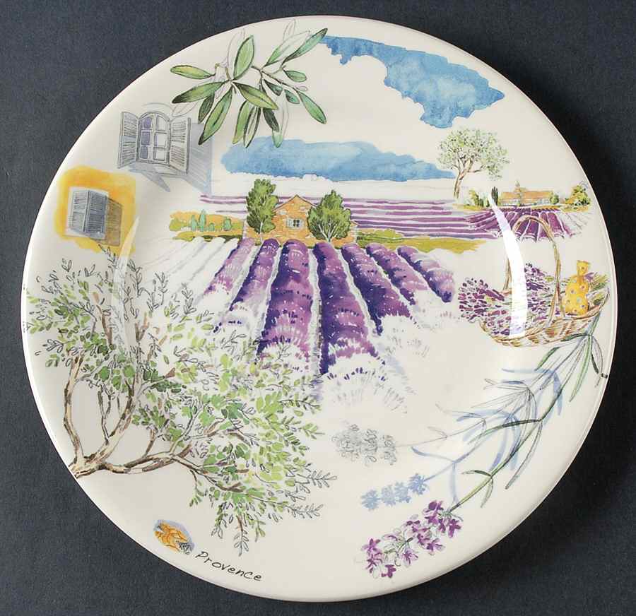 Provence Salad/Dessert Plate by Faiencerie De Gien-1
