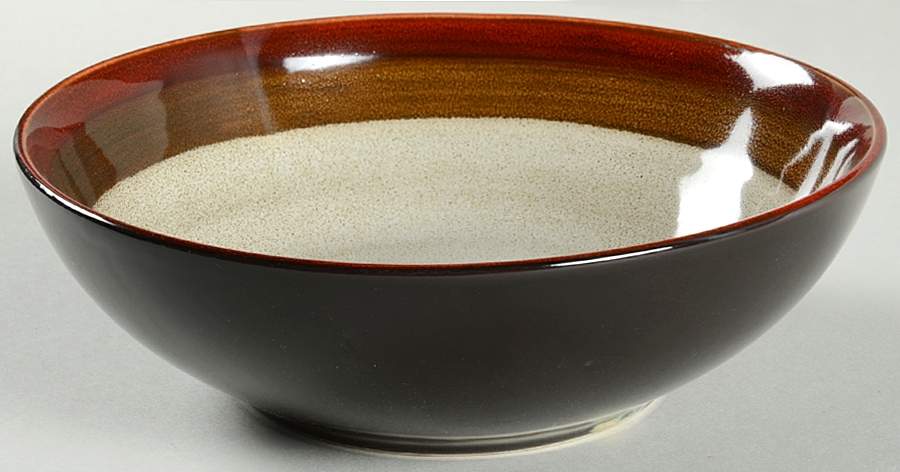 Couture Bands Red Soup/Cereal Bowl by Gibson Designs-1