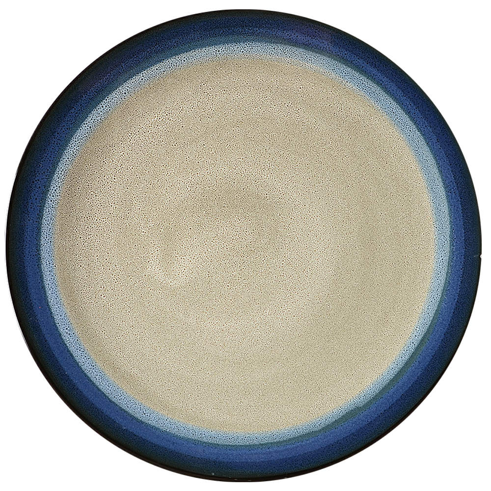 Couture Bands Blue Dinner Plate by Gibson Designs-1