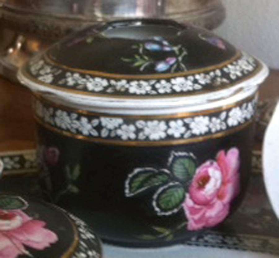 1126 Cotton Ball Jar and Lid by Grays Pottery-1