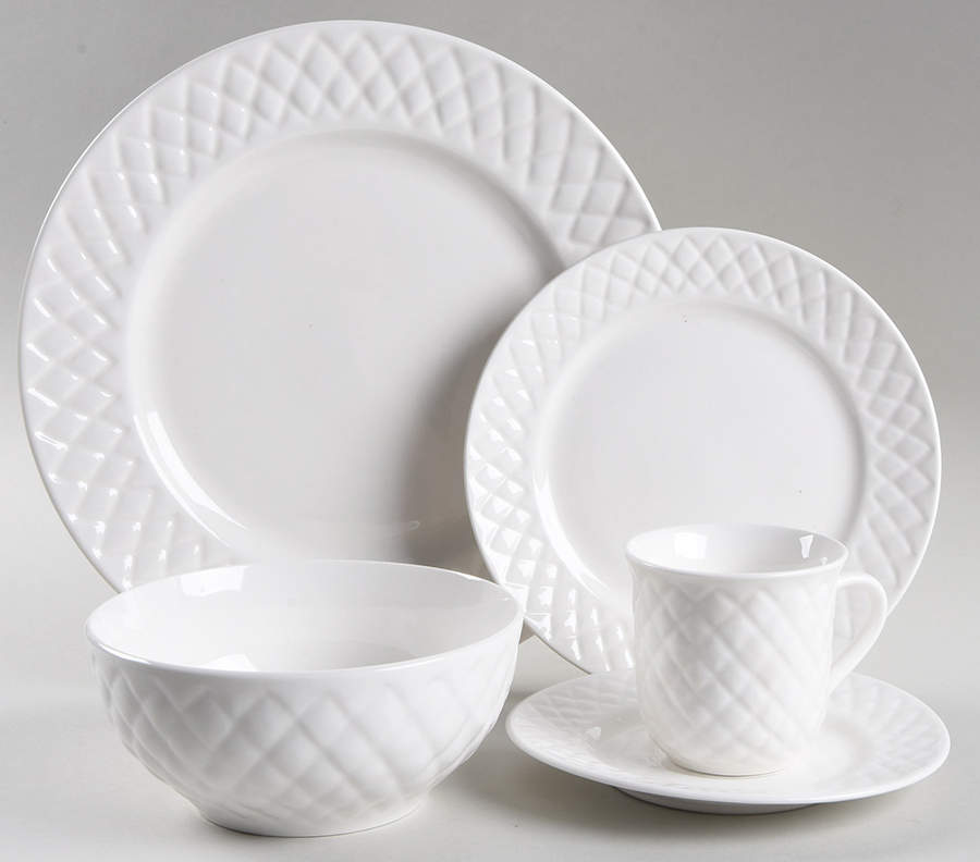 Antique Quilt 5 Piece Place Setting by Gibson Designs-1