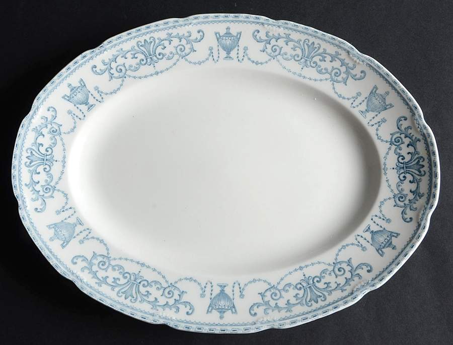 Minerva 12" Oval Serving Platter by Grindley-1