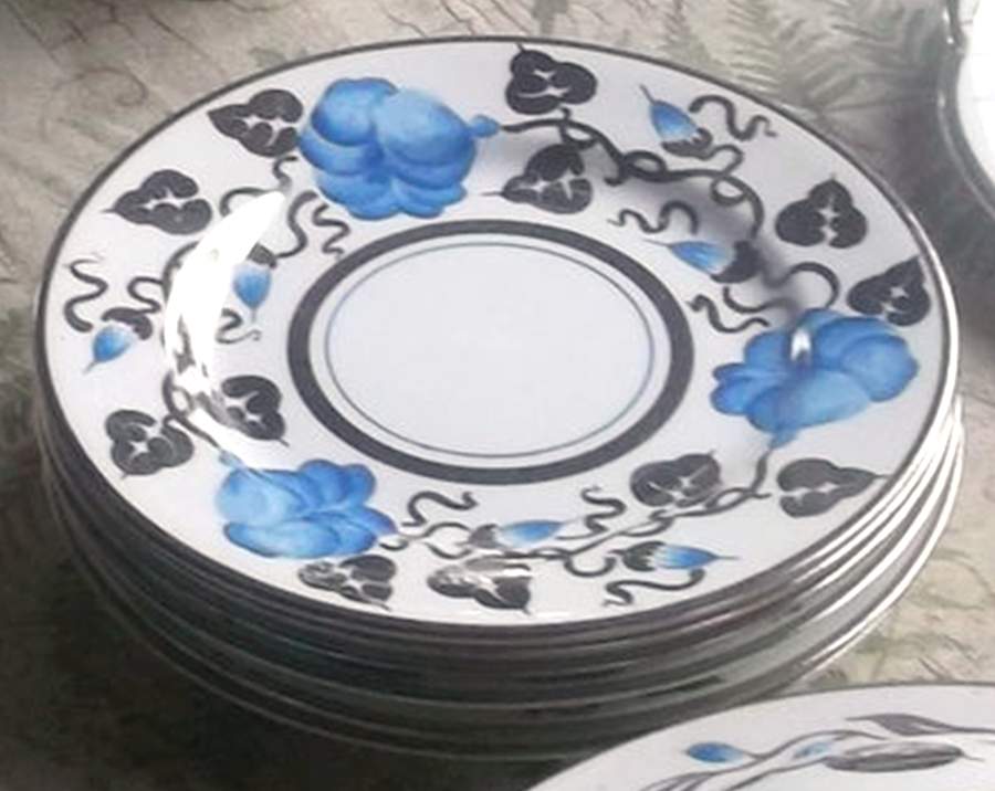 GPO21 Dessert/Pie Plate by Grays Pottery-1