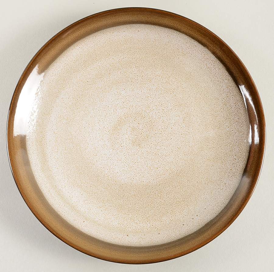 Couture Bands Brown Salad Plate by Gibson Designs-1