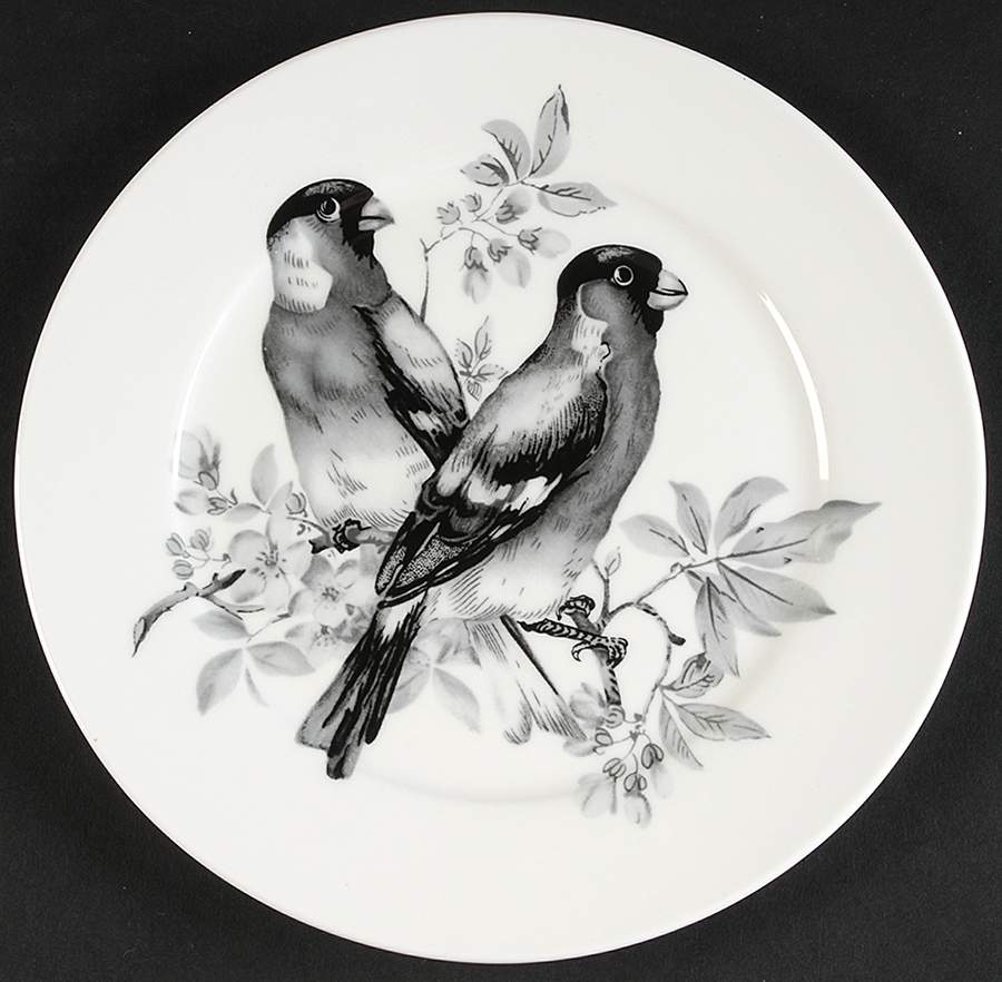 Pasadena Blackbirds Salad Plate by Gracie Bone China-1