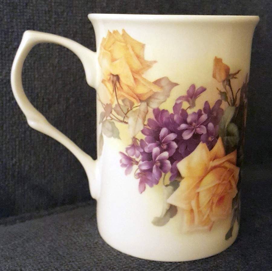 English Rose Mug by Gracie Bone China-1