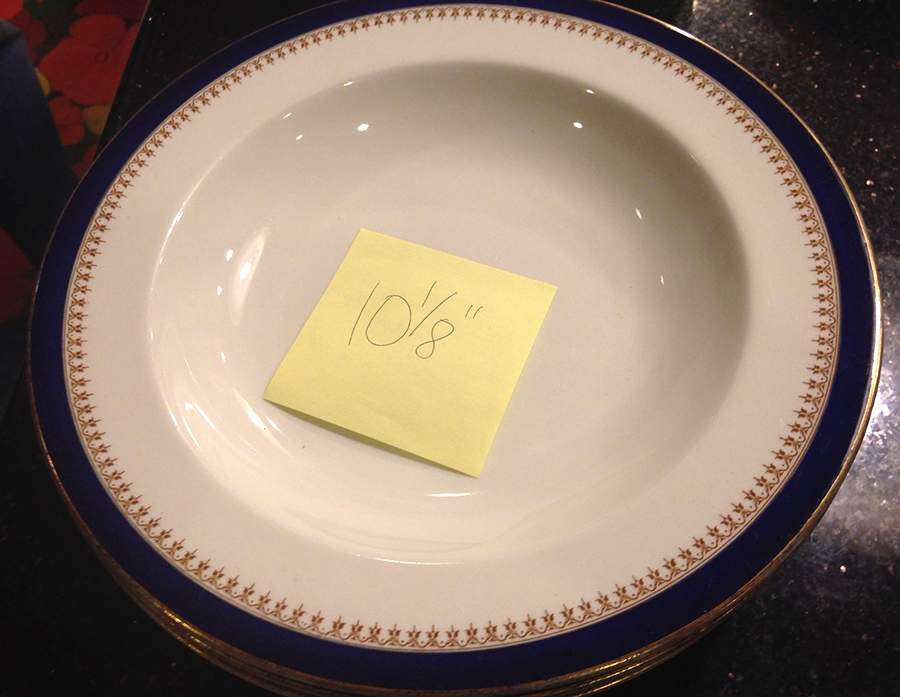 GNW4 Large Rim Soup Bowl by George Grainger & Co-1