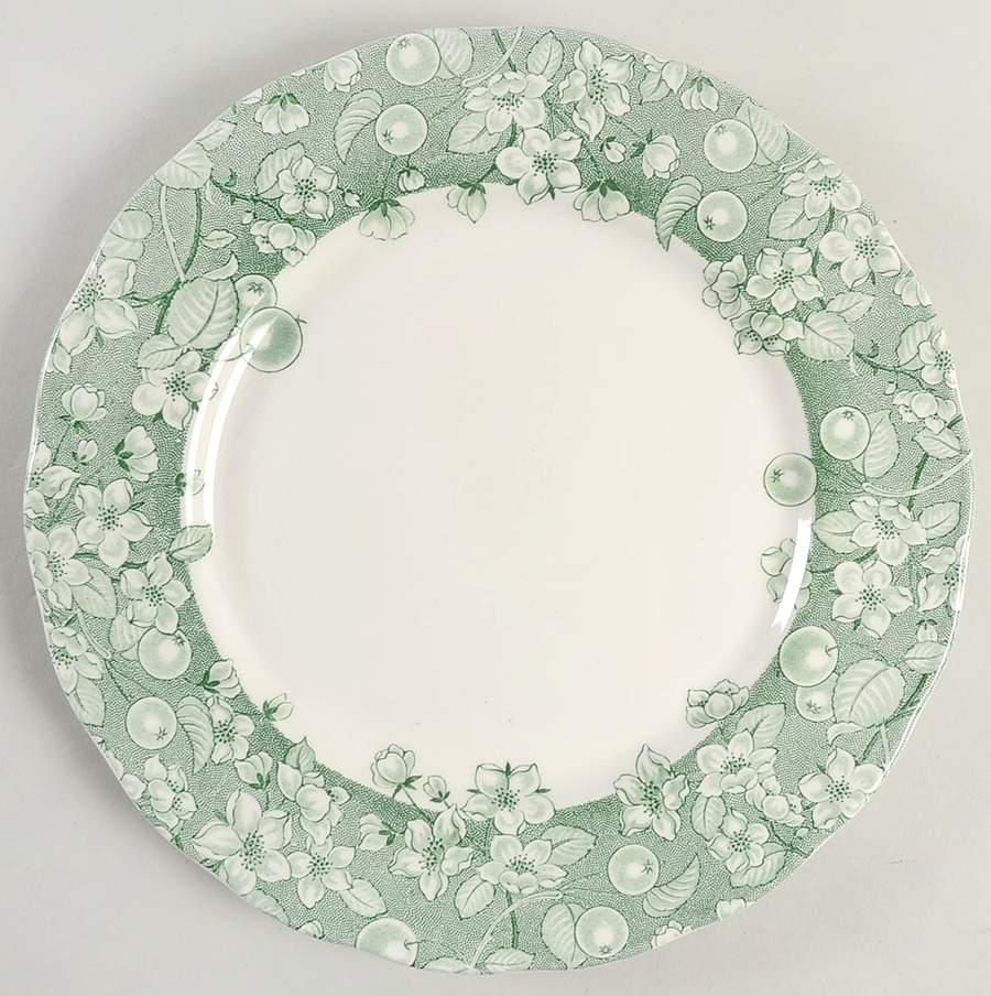 Bryony Green Dinner Plate by Grindley-1