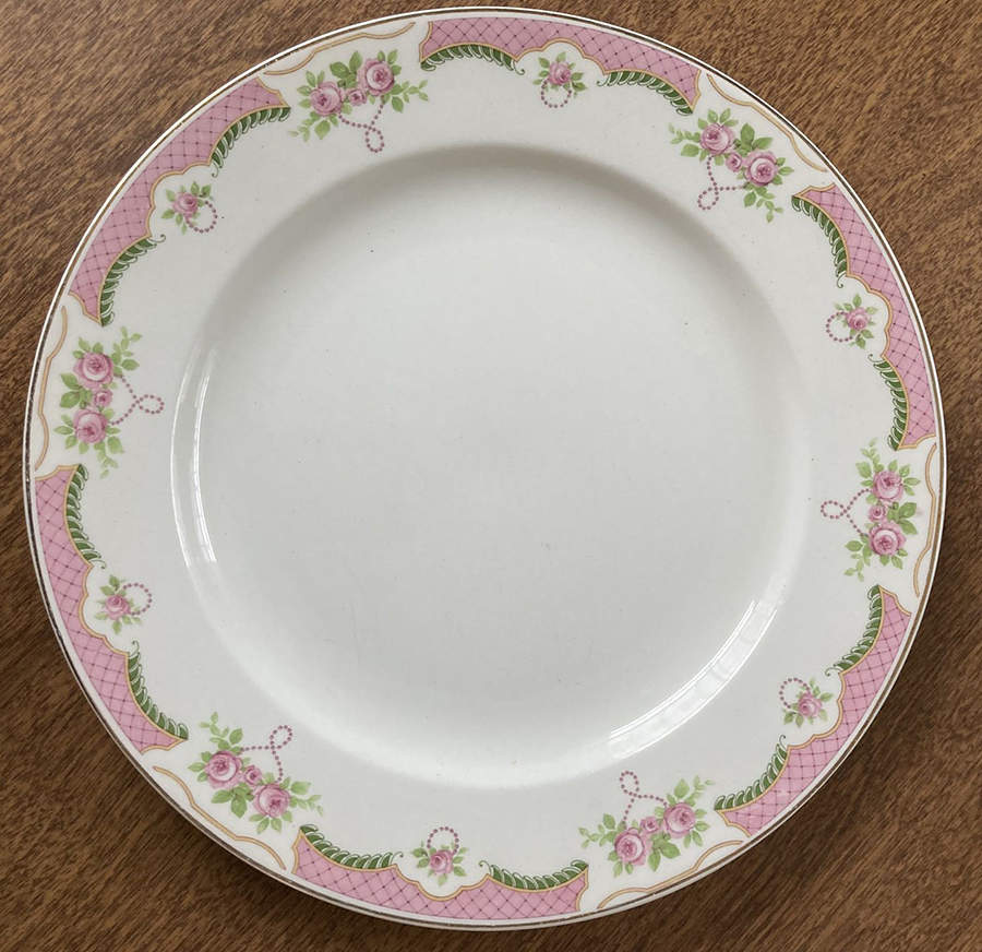 Coniston Pink Dinner Plate by Grindley-1