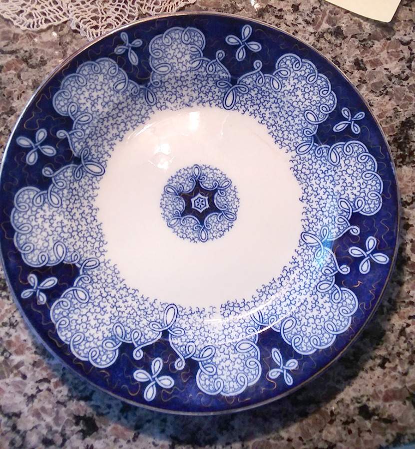 Persian Moss Gold Luncheon Plate by Utzschneider-1