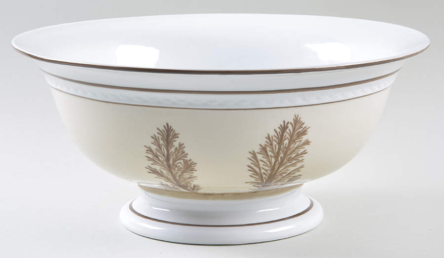 Brown Ferns Bowl for Large Pitcher & Bowl Set by Global Views (China)-1