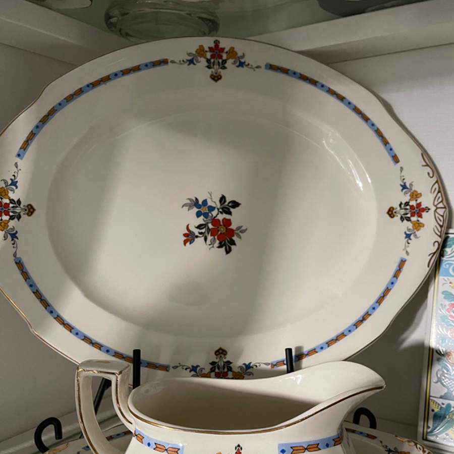 GRI499 12" Oval Serving Platter by Grindley-1
