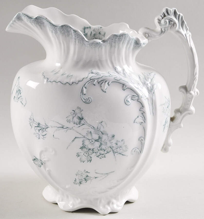 Campion Blue Green 160 Oz Pitcher by Grindley-1