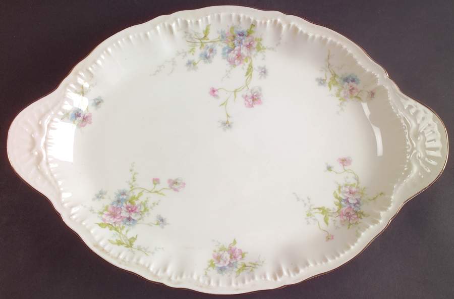 Annette 14" Oval Serving Platter by Haviland-1