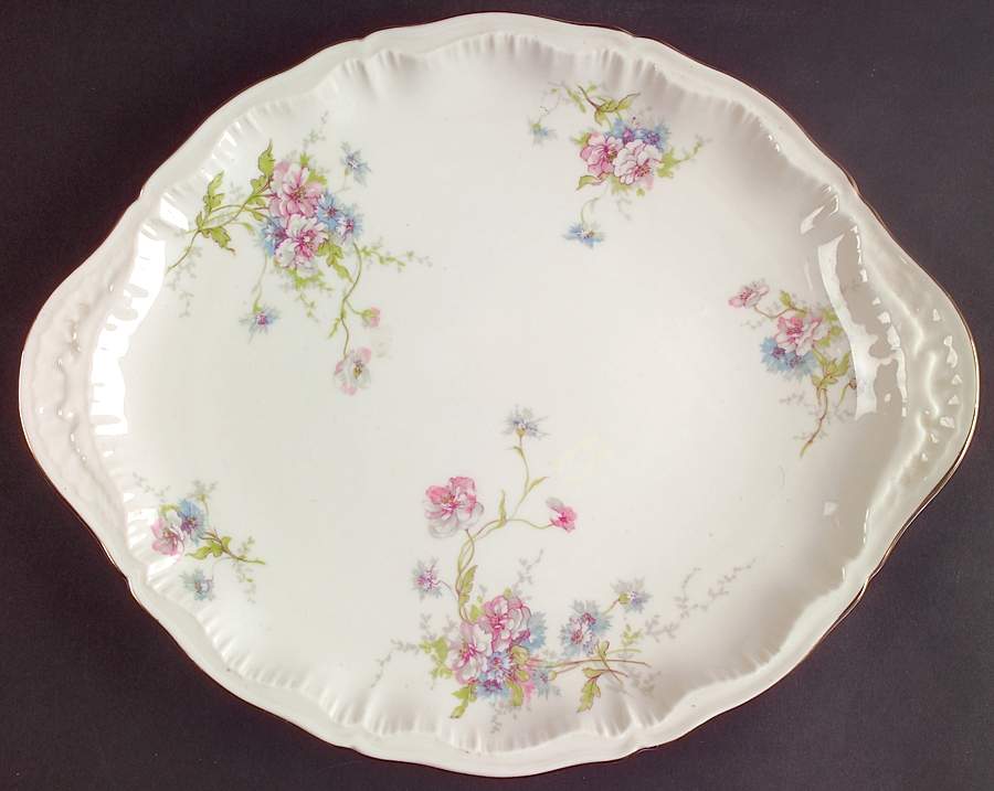 Annette 11" Oval Serving Platter by Haviland-1