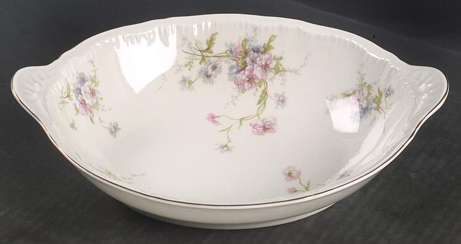 Annette 10" Oval Vegetable Bowl by Haviland-1
