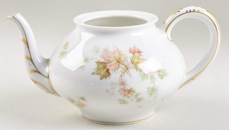 Autumn Leaf (No Trim) Teapot No Lid by Haviland-1