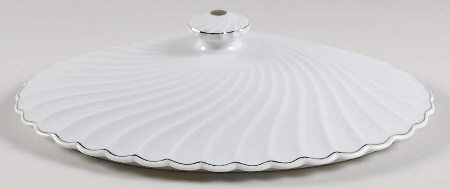 Beaucaire (Platinum Inner Ring) Lid for Oval Vegetable by Haviland-1