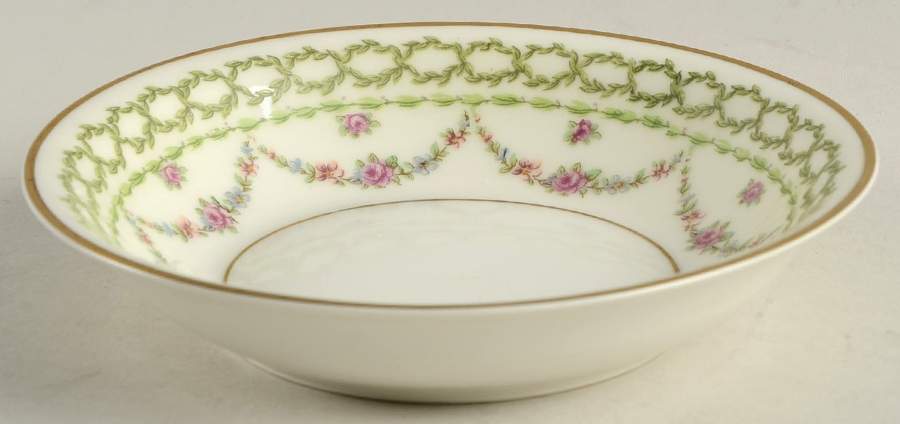 Beaucaire (Gold Trim) Fruit/Dessert (Sauce) Bowl by Haviland-1