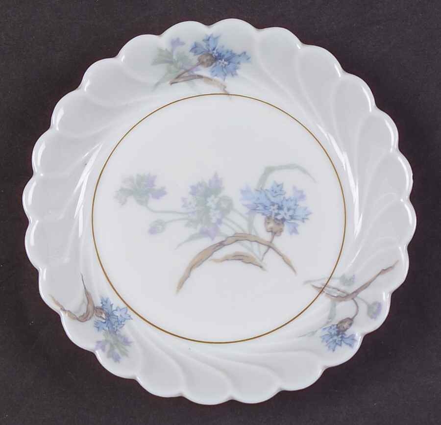 Bergere (Blue Flowers, Gold Verge) Coaster by Haviland-1