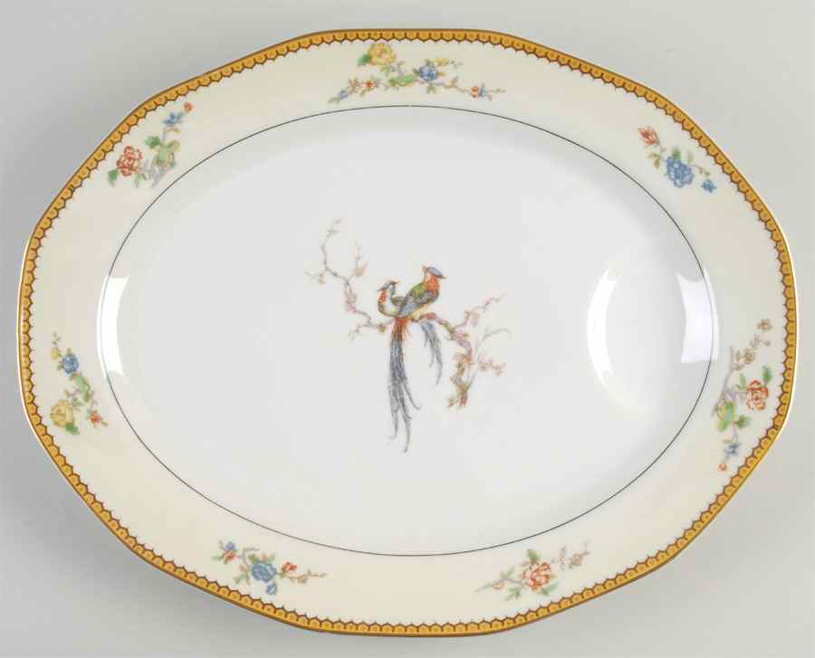 Blois 15" Oval Serving Platter by Haviland-1