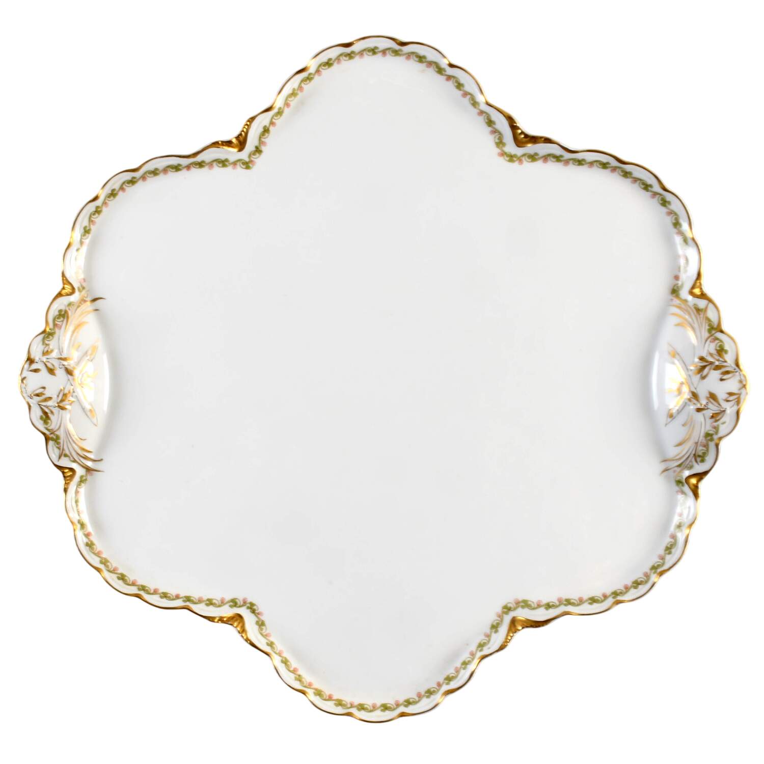 Clover Leaf 18" Dejeuner Tray by Haviland-1