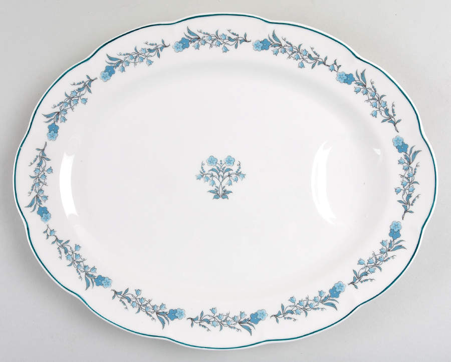 Coronation 14" Oval Serving Platter by Haviland-1