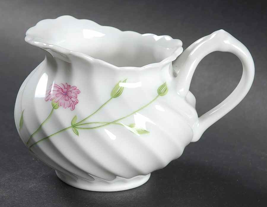 Florence (Newer, Swirl Edge, No Trim) Mini Creamer by Haviland-1