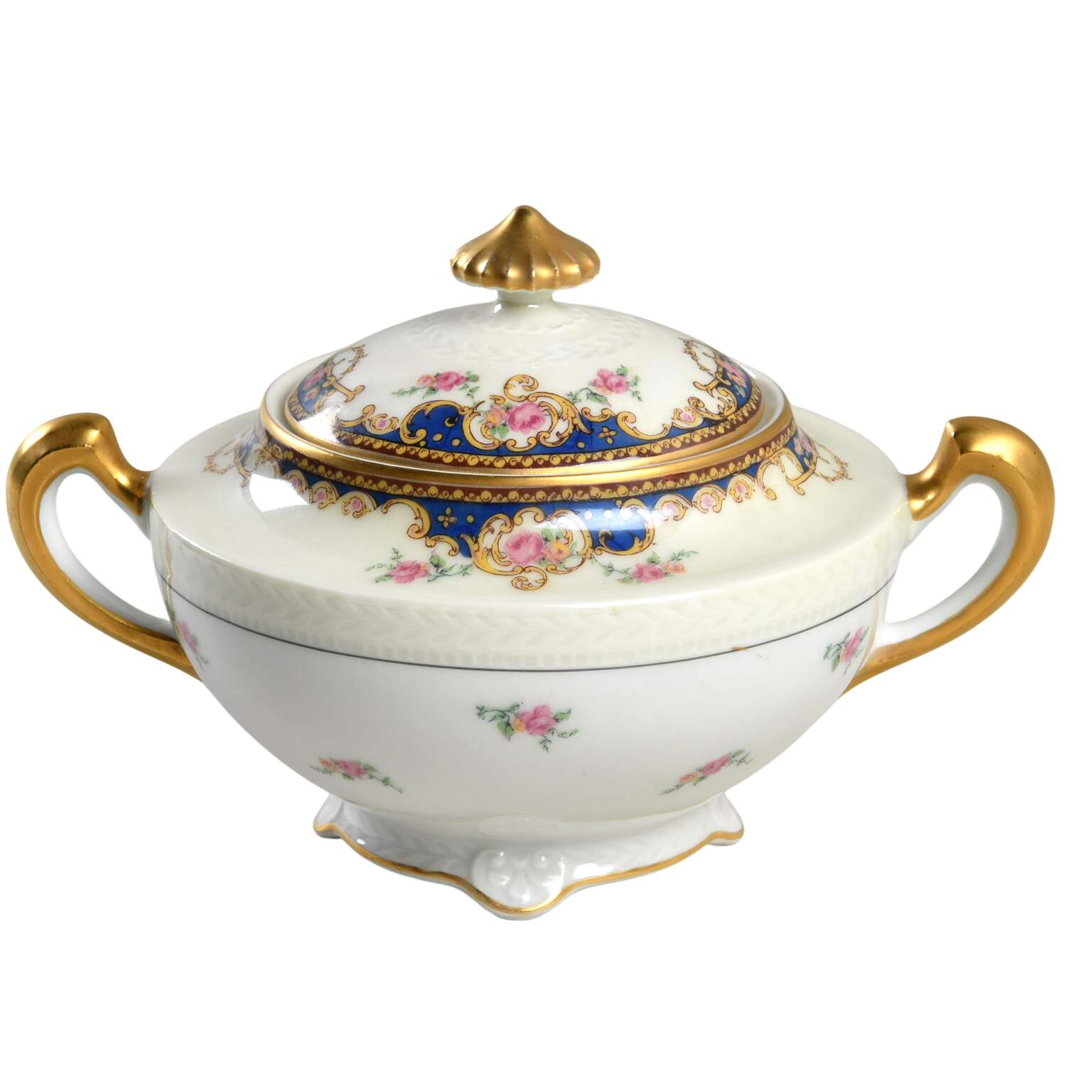 Fontainebleau Sugar Bowl & Lid by Haviland-1