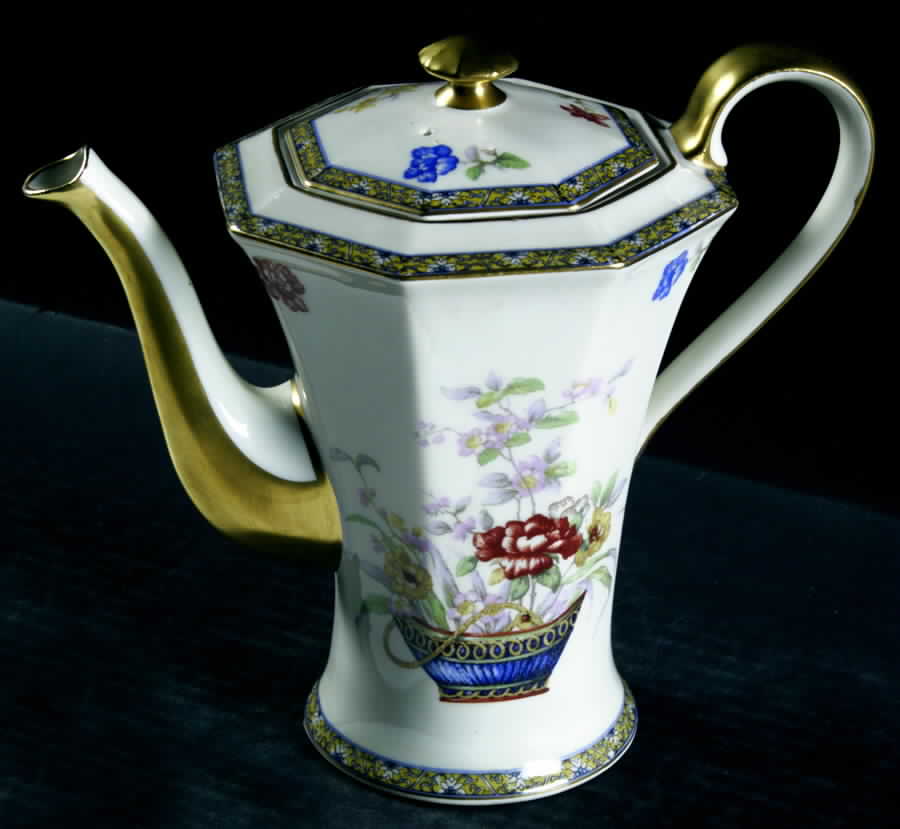 Ganga Coffee Pot & Lid by Haviland-1