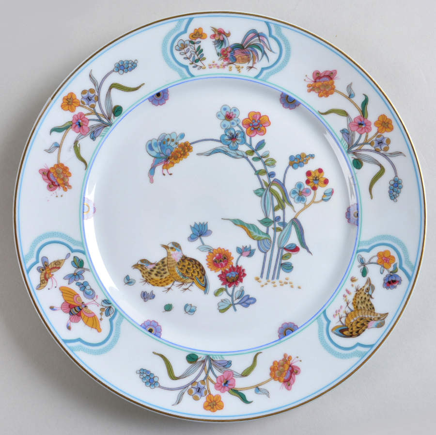 Golden Quail Dinner Plate by Haviland-1