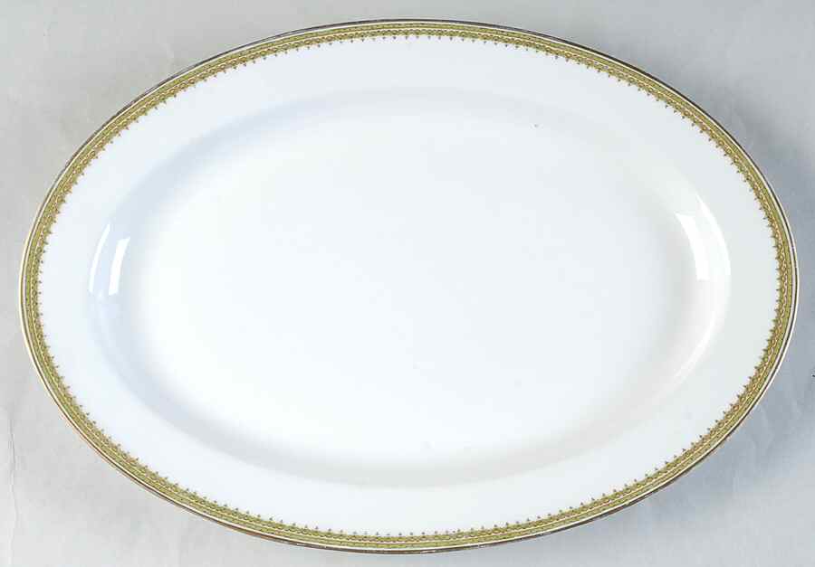 H542 13" Oval Serving Platter by Haviland-1