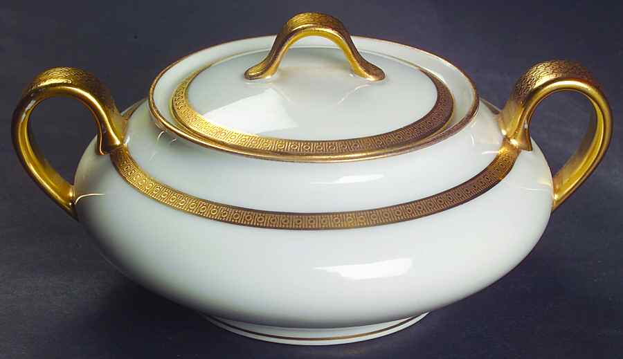 H79 Sugar Bowl & Lid by Haviland-1