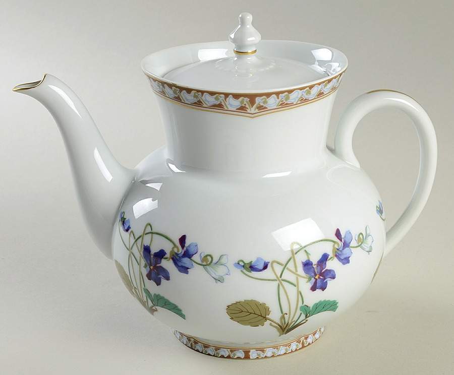 Imperatrice Eugenie Teapot & Lid by Haviland-1