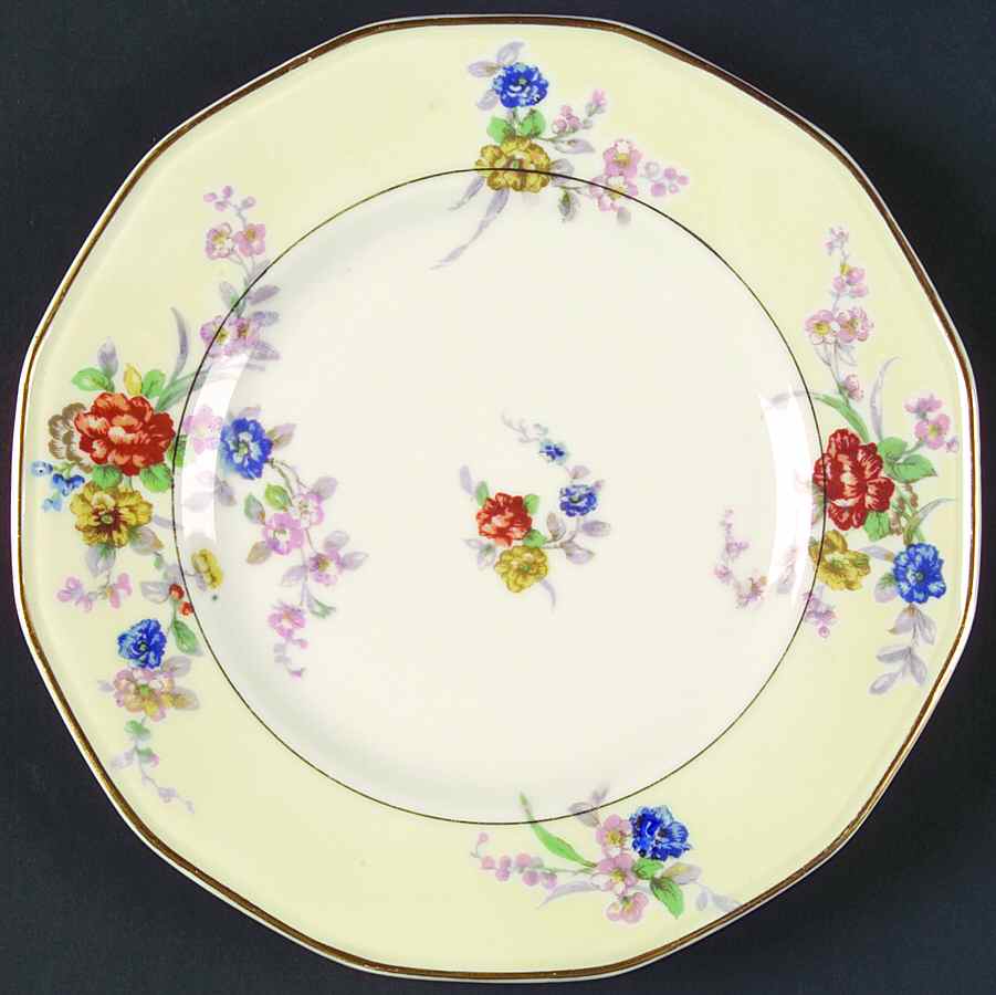 Jewel (Cream & White) Salad Plate by Haviland-1
