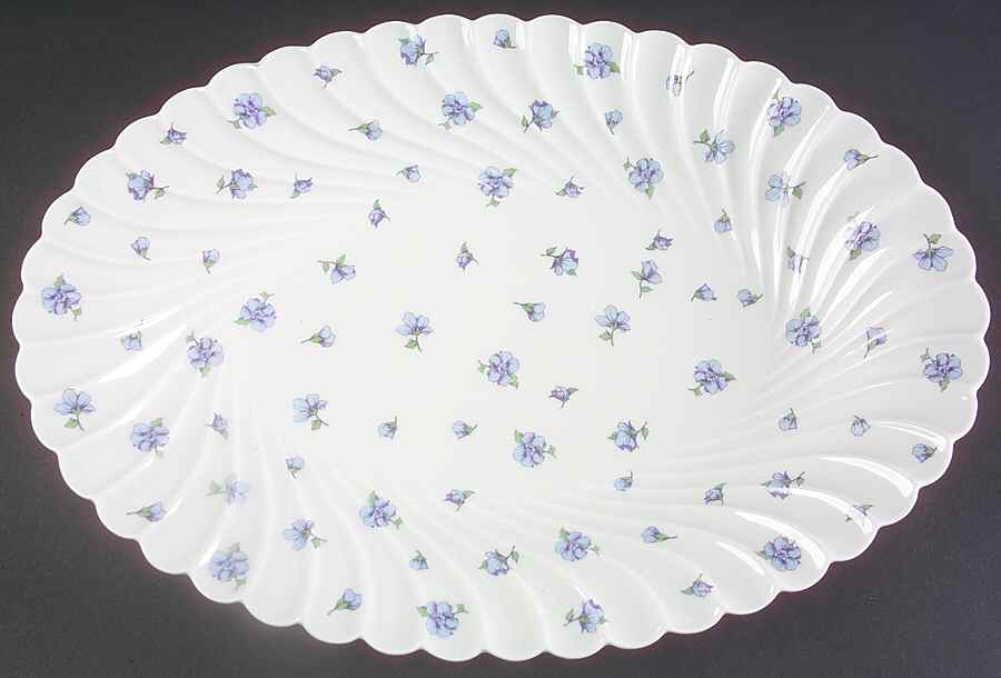 Linette 13" Oval Serving Platter by Haviland-1