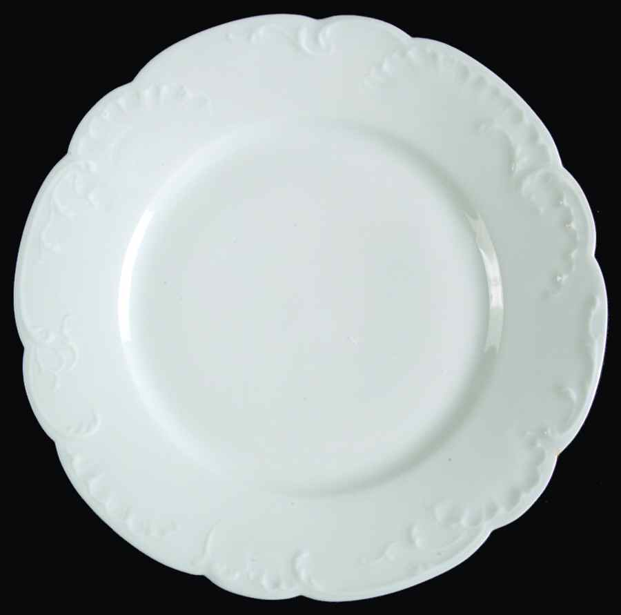 Marseille (All White) Salad Plate by Haviland-1