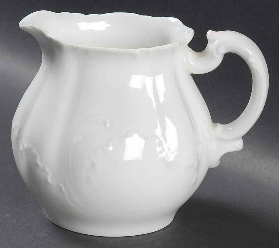 Marseille (All White) Creamer by Haviland-1