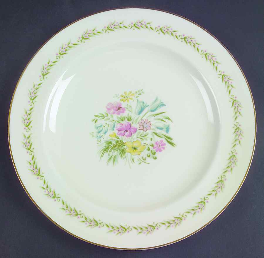 Mayflower (France) Dinner Plate by Haviland-1