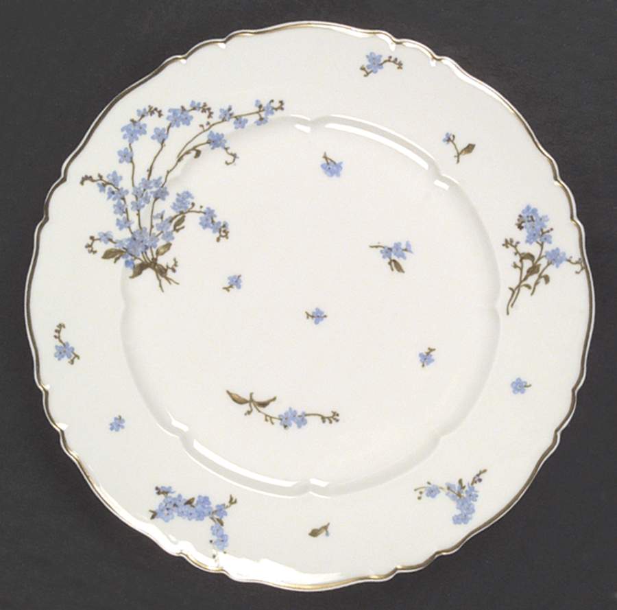 Montmery (Forget Me Nots) Dinner Plate by Haviland-1