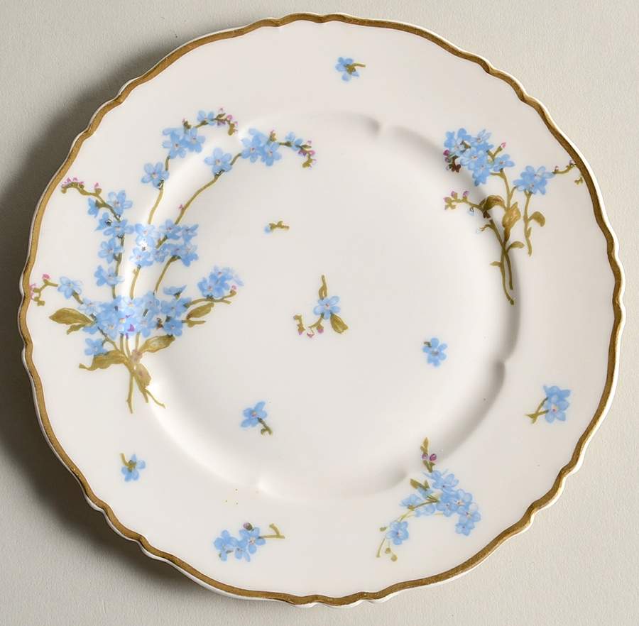 Montmery (Forget Me Nots) Bread & Butter Plate by Haviland-1