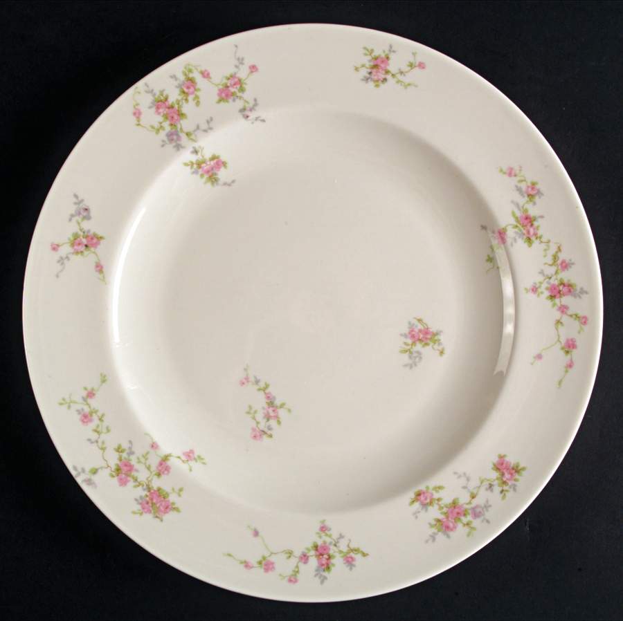 Pink Spray Dinner Plate by Haviland-1
