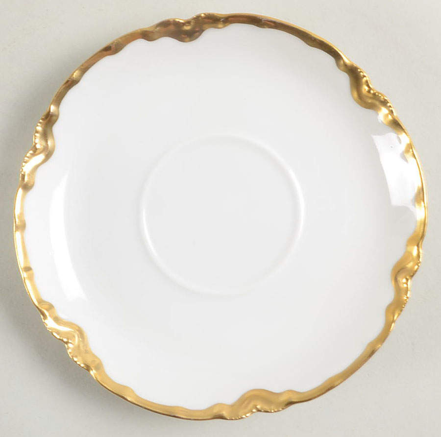 Ranson (Gold Trim) Saucer for Flat Cup by Haviland-1